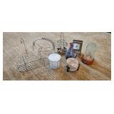 Wire Bath Decor Clock Coasters Pottery Vase