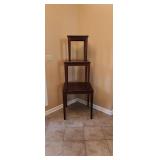 Wooden Square Table Trio Stackable 24" w x 24"h x