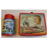 Vintage 1974 Aladdin Evel Knievel Lunchbox with