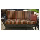 Wicker Couch (Quality All-Weather) Sunbrella