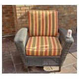 Wicker Chair (Quality All-Weather) w/ Sunbrella