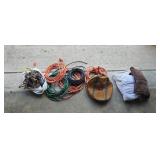 Battery Cables Extension Cords in Cupboard