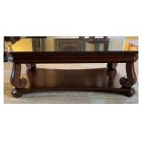 Coffee Table 50 x 30 x 19 Glass Top
