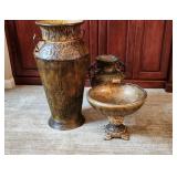 Home Decor Urns Bowl Metal Composite
