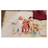 Doll Lot Baby Blankets Toy Bottle