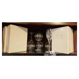 Mikasa Wine Glasses Winter Scene Wine Glasses