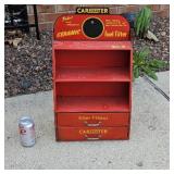 Carburetor Metal Display Shelf/Cabinet