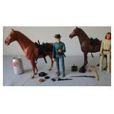 Marx Captain Maddox, Geronimo and Horses