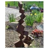 Steel Free- Form Art Decor W21 H43