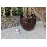 Ceramic Planter w/Plant (Front Drive) Dia 15 H13