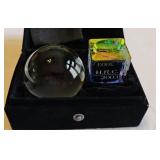 HOG 2003 HRCT Crystal Ball Paper Weight w/ Case