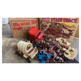 Legends of the West Stage Coach & Buck Board Sets