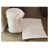 White Bed Covering Fluffy Soft 2 King Size Pillow