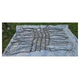 Antique Fringed Leather Horse Shoo Fly Blanket