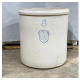 UHL Pottery 8 Gallon Crock Hairline Exterior