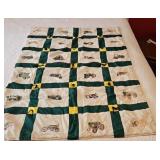 John Deere Handmade Lap Quilt 32 x 48