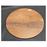 Black Walnut Wooden Center Piece 18.5" diameter