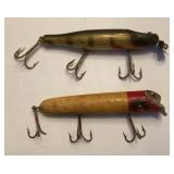 South Bend Pike-Oreno & Creek Chub Lures (2)