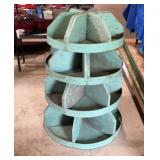 Parts Bin Wooden Homemade Swivel 44 x 28