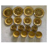 1968 Petalburst Metlox Vernon Ware Place Setting