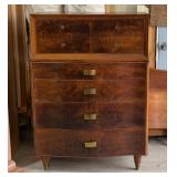 Mount Airy, NC 6 Drawer Dresser Burled Veneer
