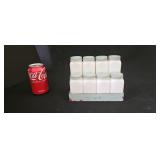 Hazel Atlas Milk Glass Spice Jars