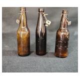 Glass Brown Bottles Berghoff Terre Haute Brewing