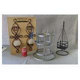 Metal Decor Cup Rack , Wall Sconces, Hanging