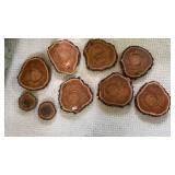 Walnut Slice Finished Center Piece Lot