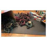 Vintage Large Socket Christmas Light Strands Lot