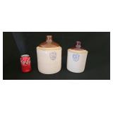 UHL Pottery Brown Cream Jugs