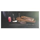 Asbestos 72 B Sad Iron Notary Stamp Cast Iron