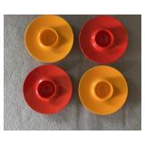 Rosti Denmark Egg Cups Orange Yellow