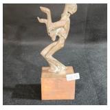 Mid Century Klara Sever Abstract Bronze Art