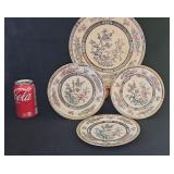 Edge Malkin Ironstone Indian Tree Plates
