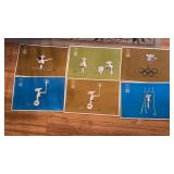 Vintage 1972 Olympic Games Munich Placemats BC