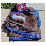 Tarps White Rags Shop Towels