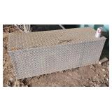 Diamond Plate Truck Tool Box - Contents Not