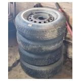 Super Ride All Season Tires P185/75R14 on Rims