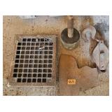 Broad Axe Head/Register Vent/Pulley