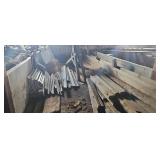 Contents of Pen 8 ft x 14 ft Vinyl Railing Wood