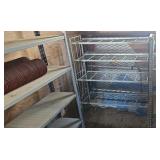 Metal Shelving Units (2) #1 W38 H50 D13#2 W38
