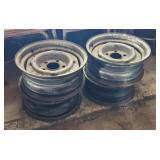 Chevy 5 Lug Steel Wheels Came off a Chevy Cargo