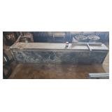Metal Truck Tool Box w/ Rack L94 H20 W13
