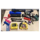 Flashlight / Headlamp / Tape Measure Lot