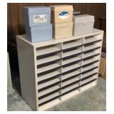 Open File Cabinet & Card Files