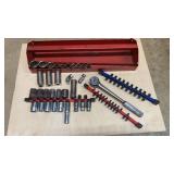 S-K 42470 Ratchet & Assorted SAE & Metric Sockets