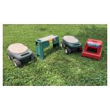 Step 2 Garden Bench and Roll Around Lot