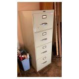 Four Drawer File Cabinet W18 H52 D27