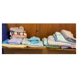 Double Knit Texture Vintage Fabric Lot